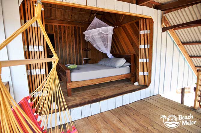 Stunning accommodation architecture at The Beach House in M'Pay Bay Village on Koh Rong Samloem, Cambodia.